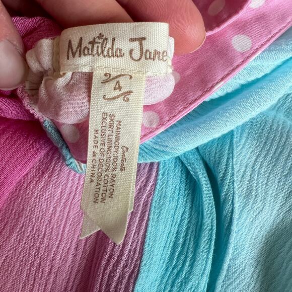 Matilda Jane 4 Lets Go Together Charms Rainbow Dress Whimsical Fairy Beach - Picture 2 of 6